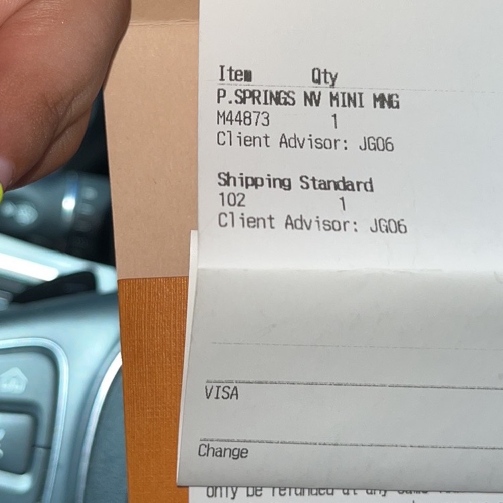 💎FINAL PRICE💎LOUIS VUITTON MINI PALM SPRINGS - Picture 8 of 9